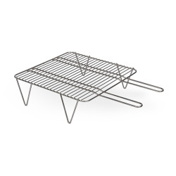 Rošt grilovací na nožkách 555 x 350 mm