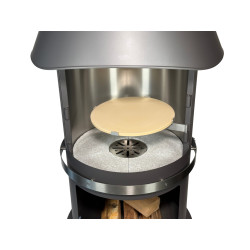 Kámen na pečení pizzy kruhový Ø 33 cm vč. držáku a lopatky