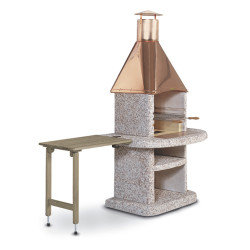 Stolek odkládací dřevěný Komfort, šedý, 70x45 cm