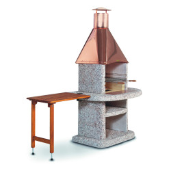 Stolek odkládací dřevěný Komfort, hnědý, 70x45 cm