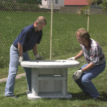 Usazení pracovní desky