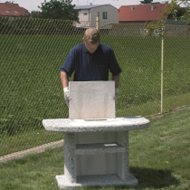 Postavení horní zadní desky